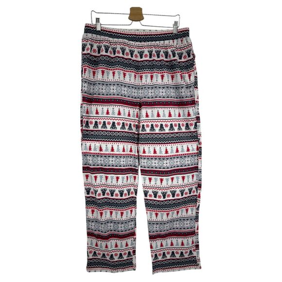 Polar Bear Pajama Pants Size Large Cuddl Duds Holiday Christmas Winter - Picture 6 of 9